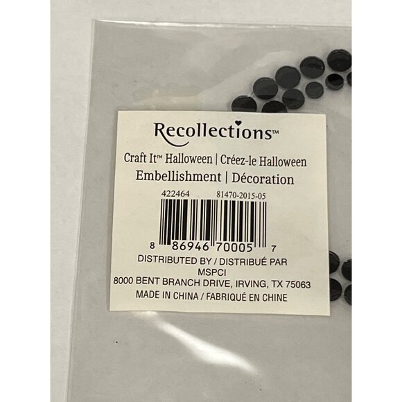 Recollections Halloween Bling Rhinestone Gem Embellishment Letter P 422464 - Picture 2 of 3